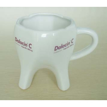 Tasse en forme de dent, tasse personnalisée